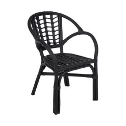 KidsDepot Ayo Rotan Stoeltje Black