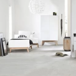 Kidsmill Sixties Bed Wit Mat / Naturel 90 X 200 Cm -Kinderproducten kidsmill bed sixties sfeer naturel 87b4