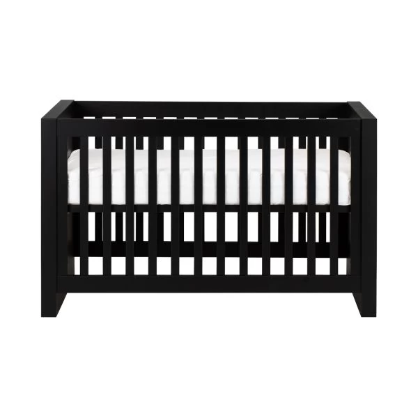 Kidsmill Long Island Babybed Zwart / Oldwood 60 X 120 Cm 4 Kidsmill Long Island Babybed Zwart / Oldwood 60 X 120 Cm - Afbeelding 2