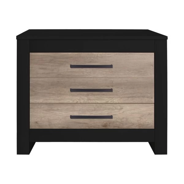 Kidsmill Long Island Commode Zwart / Oldwood 3 Kidsmill Long Island Commode Zwart / Oldwood