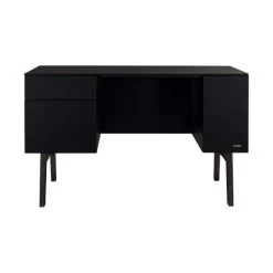 Kidsmill Sixties Bureau Zwart Mat / Walnoot