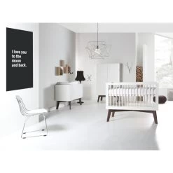 Kidsmill Sixties Commode Wit Mat / Walnoot -Kinderproducten kidsmill sixties commode wit mat walnoot 3 8ff9