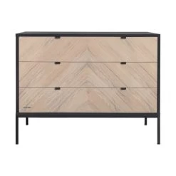Kidsmill Vince Babykamer Black / Oak | Bed 60 X 120 Cm + Commode Breed -Kinderproducten kidsmill vince commode breed black oak 2 6dbf