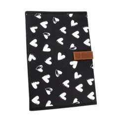 Kidzroom Heart Luiertas Black And White -Kinderproducten kidzroom heart luiertas black and white 3 363b