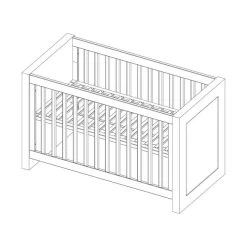 Kidsmill Long Island Babybed Zwart / Oldwood 60 X 120 Cm 9 Kidsmill Long Island Babybed Zwart / Oldwood 60 X 120 Cm -Kinderproducten knipsel costa cot 60 x 120 4 0f93