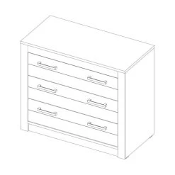 Kidsmill Sem Nautic Grijs Commode -Kinderproducten knipsel fjord chest d23e