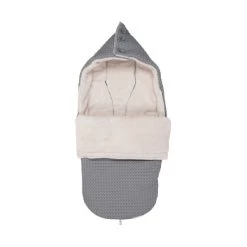 Koeka Oslo Wafel / Teddy Buggy Voetenzak Grey / Pebble