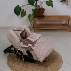 Koeka Oslo Wafel / Teddy Voetenzak Grey Pink -Kinderproducten koeka oslo wafel teddy voetenzak grey pink 2 6ce2