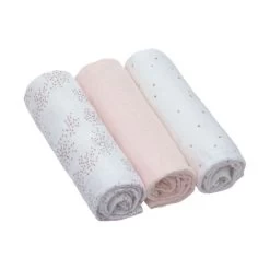 Laessig About Friends Swaddle Chinicilla Lizzy 3 Stuks