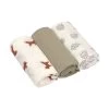 Laessig Little Forest Fox Swaddle 3 Stuks -Kinderproducten laessig little forest fox swaddle 3 stuks 5 bad8
