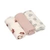 Laessig Little Forest Rabbit Swaddle 3 Stuks -Kinderproducten laessig little forest rabbit swaddle 3 stuks 2 b7db