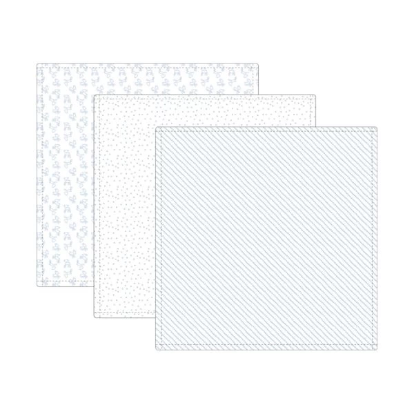 Laessig Swaddle Light Blue 3 Stuks 3 Laessig Swaddle Light Blue 3 Stuks