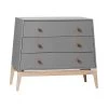 Leander Luna Commode Grey / Oak