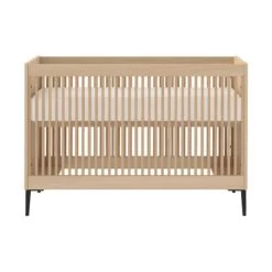 Kidsmill Levi Babykamer | Bed 60 X 120 Cm + Commode Naturel Eiken -Kinderproducten levi ledikant 60x120 eiken rechte poot 2 1 510b