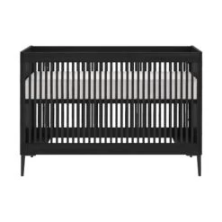 Kidsmill Levi Ledikant Zwart Eiken 60 X 120 Cm