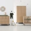 Kidsmill Levi Babykamer | Bed 60 X 120 Cm + Commode Naturel Eiken -Kinderproducten levi sfeer bw2 7f05