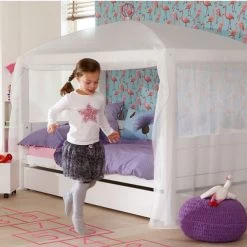 LIFETIME Kidsrooms 4 In 1 Bedcombinatie Wit Gelakt -Kinderproducten life time 4 in 1 bedcombinatie sfeer wit gelakt f14c