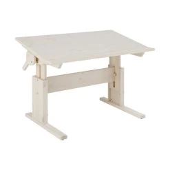 LIFETIME Kidsrooms Bureau Klein Dubbel Verstelbaar Whitewash