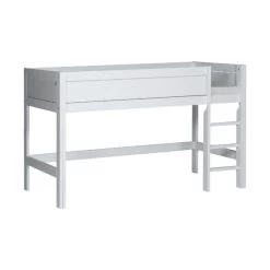 LIFETIME Kidsrooms Halfhoogslaper Rechte Trap Wit Gelakt