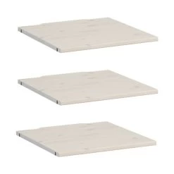 LIFETIME Kidsrooms Legplank Kastelement 50 Cm 3 Stuks Whitewash