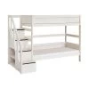 LIFETIME Kidsrooms Stapelbed Met Trapkast Whitewash -Kinderproducten life time stapelbed met trapkast whitewash f742