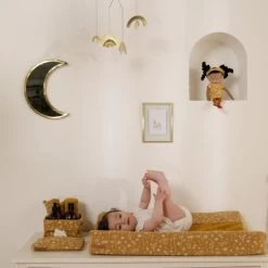 Little Dutch Wild Flowers Aankleedkussenhoes Ochre -Kinderproducten little dutch wild flower aankleedkussenhoes ochre 1 394f