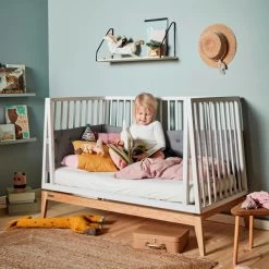 Leander Luna Babybed White / Oak 70 X 140 Cm 8 Leander Luna Babybed White / Oak 70 X 140 Cm -Kinderproducten luna bed wit 146b