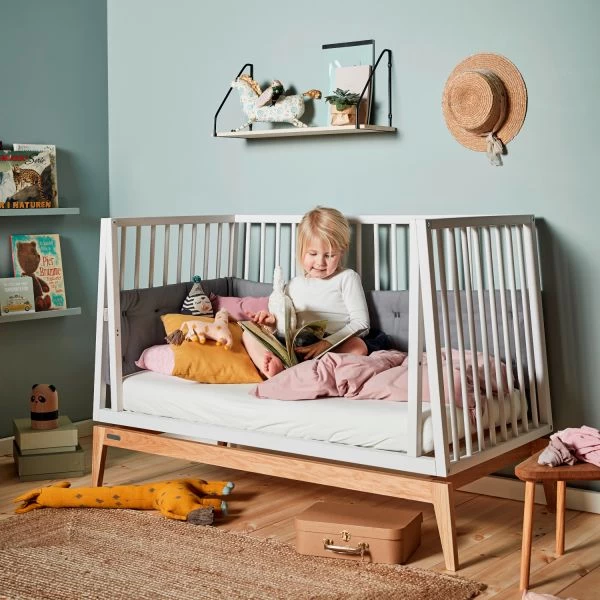 Leander Luna Babybed White / Oak 70 X 140 Cm 5 Leander Luna Babybed White / Oak 70 X 140 Cm - Afbeelding 3
