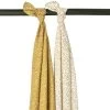 Meyco Cheetah Swaddle Honey Gold 2 Stuks -Kinderproducten meyco cheetah swaddle honey gold 2 stuks 49a9