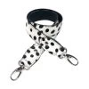 Mozzbags Leren Kinderwagen Strap Cheetah Wit XL