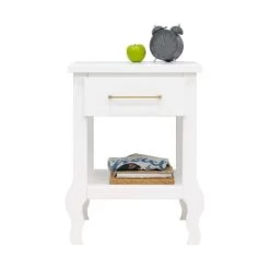 Bopita Elena Nachtkastje Wit -Kinderproducten nachtkastje elena wit 0a47