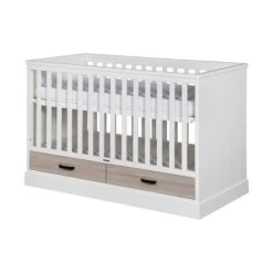 Kidsmill Newport Babykamer Wit / Eiken | Bed 60 X 120 Cm + Commode 9 Kidsmill Newport Babykamer Wit / Eiken | Bed 60 X 120 Cm + Commode -Kinderproducten newport ledikant wit eiken greep zwart 60 x 120 cm 2 1 55ff