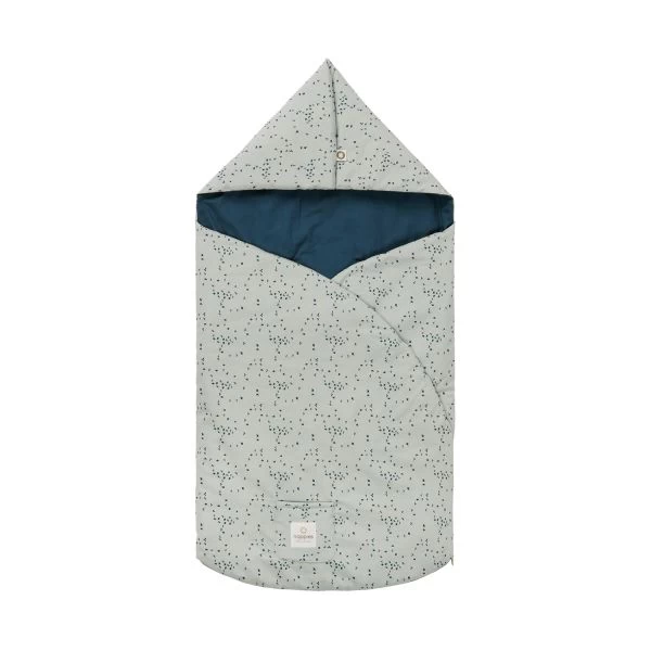 Noppies Botanical Voetenzak Puritan Gray 3 Noppies Botanical Voetenzak Puritan Gray