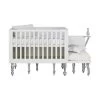 Kids Factory Glamour Pronkstuk Babybed Wit / Silver 60 X 120 Cm 1 Kids Factory Glamour Pronkstuk Babybed Wit / Silver 60 X 120 Cm -Kinderproducten pronkstuk ledikant glamour wit silver 146d