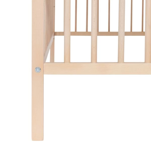 Puck Raw Babybed Beuken Natural 60 X 120 Cm 7 Puck Raw Babybed Beuken Natural 60 X 120 Cm - Afbeelding 5