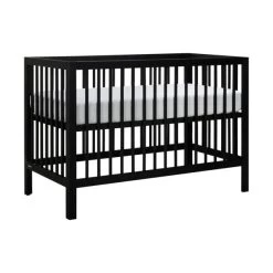 Kidsmill Pure Wood Babykamer Zwart Geborsteld | Bed 60 X 120 Cm + Commode -Kinderproducten pure wood zwart ledikant 2 2 f1cd