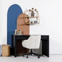 Europe Baby Ralph Kinderkamer Zwart / Accent Hout Look | Bed 90 X 200 Cm + Bureau -Kinderproducten ralph zwart tiener sfeer 3 6 3b67