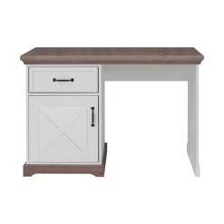 Kinderkamer Savigno Grijs Met Kruis - Bed - Bureau - Kast -Kinderproducten savigno bureau grijs met kruis 1 1 254c