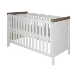 Kidsmill Savigno Babybed 70 X 140 Cm Grijs Met Kruis