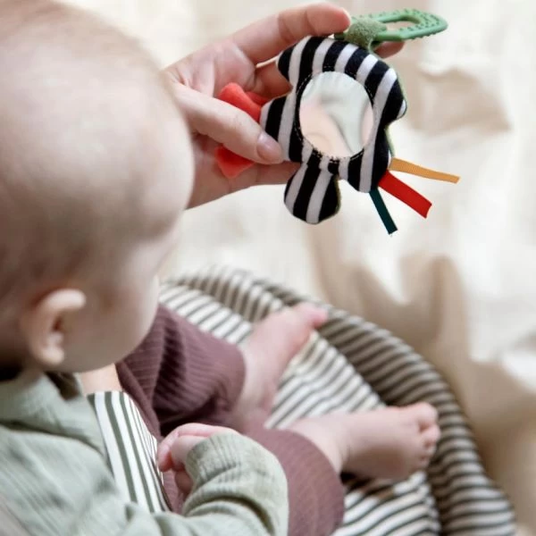 Sebra Activiteitenrammelaar Met Spiegeltje 4 Sebra Activiteitenrammelaar Met Spiegeltje - Afbeelding 2