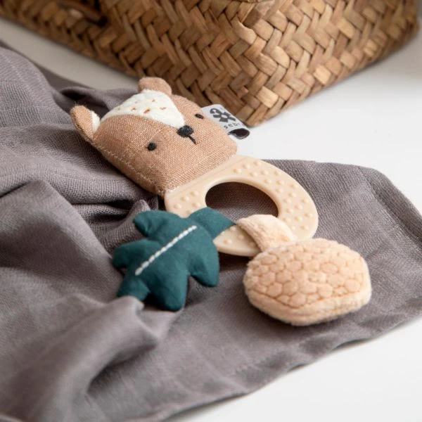 Sebra Milo The Bear Activiteitenrammelaar 4 Sebra Milo The Bear Activiteitenrammelaar - Afbeelding 2