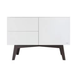 Kidsmill Sixties Commode Wit Mat / Walnoot