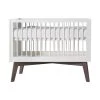 Kidsmill Sixties Babybed Wit Mat / Walnoot 60 X 120 Cm