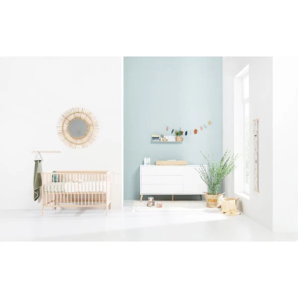 Europe Baby Sterre / Raw Babykamer Wit | Bed 60 X 120 Cm + Commode 5 Europe Baby Sterre / Raw Babykamer Wit | Bed 60 X 120 Cm + Commode - Afbeelding 3