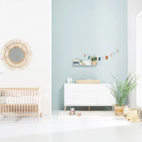 Europe Baby Sterre / Raw Babykamer Wit | Bed 60 X 120 Cm + Commode 3 Europe Baby Sterre / Raw Babykamer Wit | Bed 60 X 120 Cm + Commode