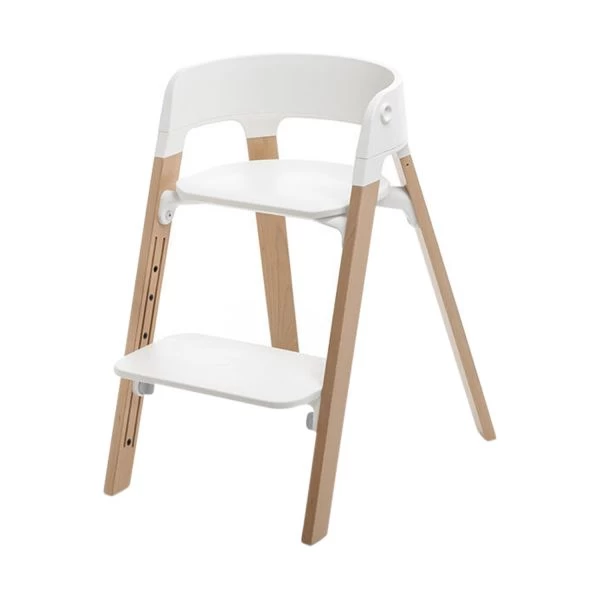 Stokke® Steps™ Kinderstoel White Naturel 4 Stokke® Steps™ Kinderstoel White Naturel - Afbeelding 2
