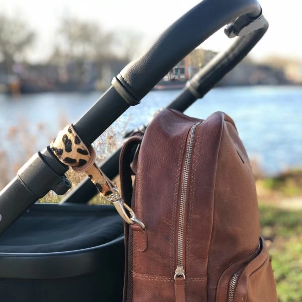 Mozzbags Wild Ones Kinderwagen Straps Cheetah Beige 4 Mozzbags Wild Ones Kinderwagen Straps Cheetah Beige - Afbeelding 2