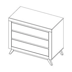 Bopita Anne Commode Wit -Kinderproducten tekening commode anne c961