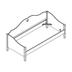 Vipack Amori Bedbank Wit 90 X 200 Cm -Kinderproducten vipack amori bedbank tekening b8f5