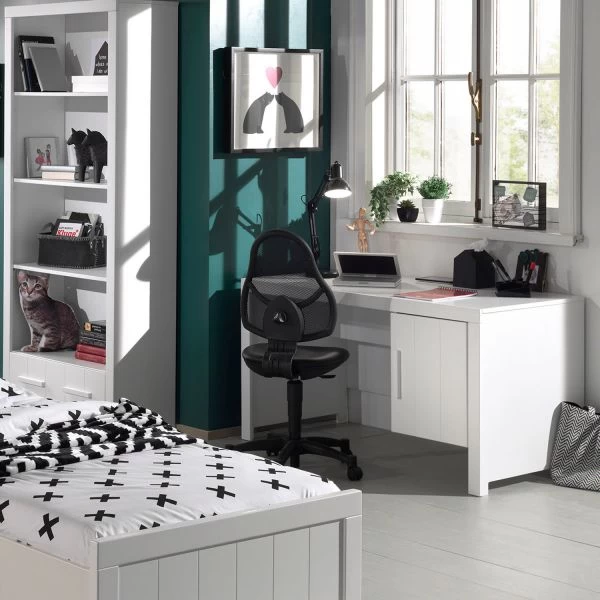 Vipack Erik Bureau Wit 5 Vipack Erik Bureau Wit - Afbeelding 3